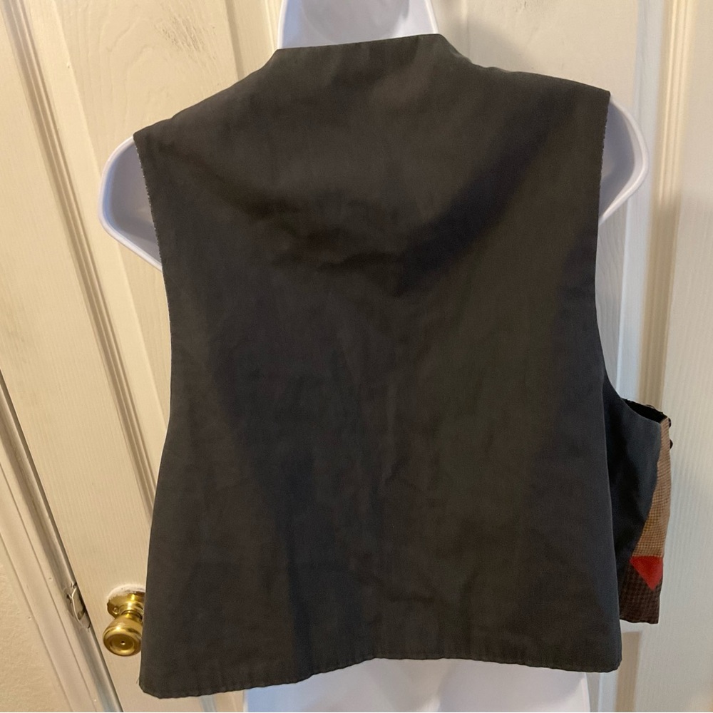 Halloween Themed Patchwork Vest - image 4